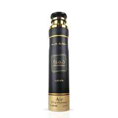 Khamrah Air Freshener 300ML (10.1 OZ) by Lattafa | Rich Notes, Luxe Vibesâ€”Let Every Room Exude Elegance.