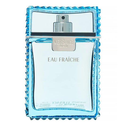 Versace Man Eau Fraiche by Versace for Men 3.4 oz & 1.7 oz Eau de Toilette Spray - Sophisticated Refreshing Woody Aquatic Scent with Citrus & Spicy Notes - Versatile Fragrance