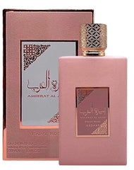 Lattafa Asdaaf Ameerat Al Arab Prive Rose Eau de Parfum Spray for Women, 3.4 Ounce Aroma Floral