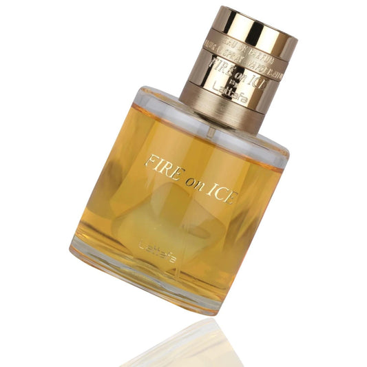 Lattafa Fire on Ice Eau De Parfum 3.71 oz 110 ml Unisex Oriental Long Lasting Fragrance Liquid Natural Spray with Smoky Spicy Notes