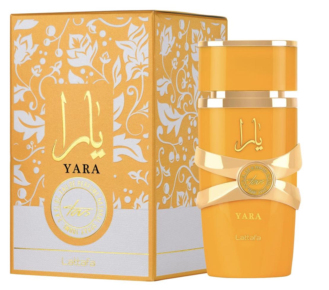 Lattafa Perfumes Yara Tous for Women Eau de Parfum Spray, 3.40 Ounces / 100 ml | Long lasting Fragrance | Coconut , Mango , Vanilla | Scent Blend