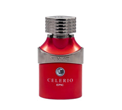 DUMONT Celerio Epic Eau De Perfume Men - Fragrance Notes Lemon & Fresh Fruits - Unisex Suitable for Men & Women - Long Lasting Cologne Mist, 3.4oz RED