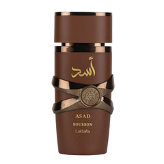 Lattafa Asad Bourbon EDP For Men 3.4 Fl  Oz | Long Lasting Fragrance | New release | sweet, aromatic, creamy, smoky Scent. Perfume Eau De Parfum