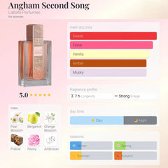 Perfume - Angham Second Song Eau de Parfum 100ml – Unisex