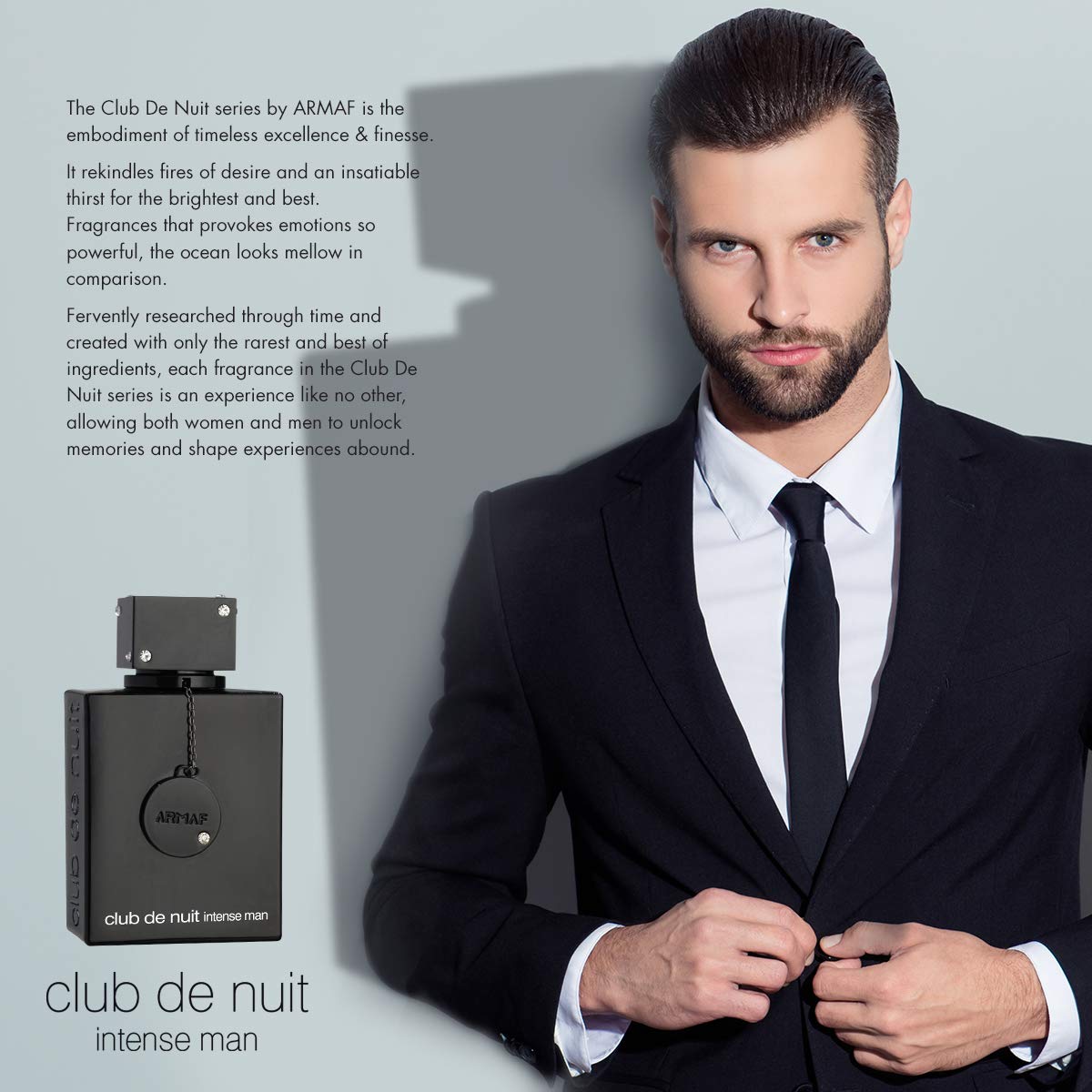 ARMAF club de nuit intense Man EDT Men , Black , 3.6 Fl Oz | With Notes of Lemon, Pineapple, Vanilla | Men's First choice|  Fragrance Perfume Scent