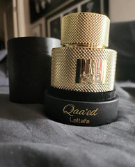 Lattafa Perfumes Qaa'ed for Unisex Eau de Parfum Spray, 3.4 Ounce