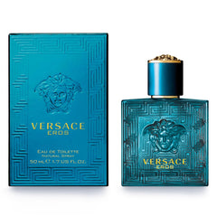 Versace Men's Cologne Set of 3 - Eros, Pour Homme, Dylan Blue & Eau Fraiche - 3 Count, 1.7 oz Each - Fragrance Collection