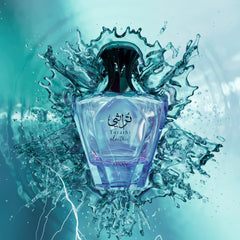 Afnan Turathi Electric Unisex Eau de Parfum 3.0 Fl. Oz 90 ml - Bergamot Pink Grapefruit & Vanilla Notes for Daytime Evening