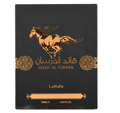 Lattafa Perfumes Qaed Al Fursan Perfume By Lattafa  Black 3.4/3.3 Edp Unisex | Citrusy , Fresh , Lemon | Men's First Choice