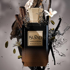 Khadlaj Island Vanilla Dunes Extrait De Parfum Spray 3.4 oz (100 ml) | Long Lasting Unisex Fragrance