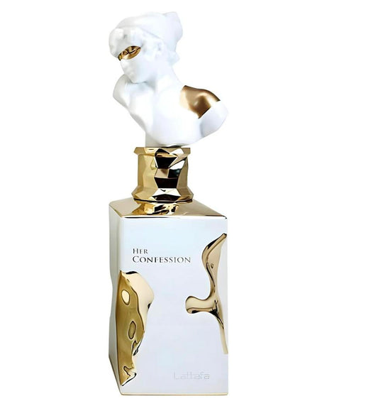 Lattafa Her Confession for Women Eau de Parfum Spray, 3.4 Ounce / 100 ml | Long Lasting Fragrance | Floral, Musk  | Women's first choice fragrance