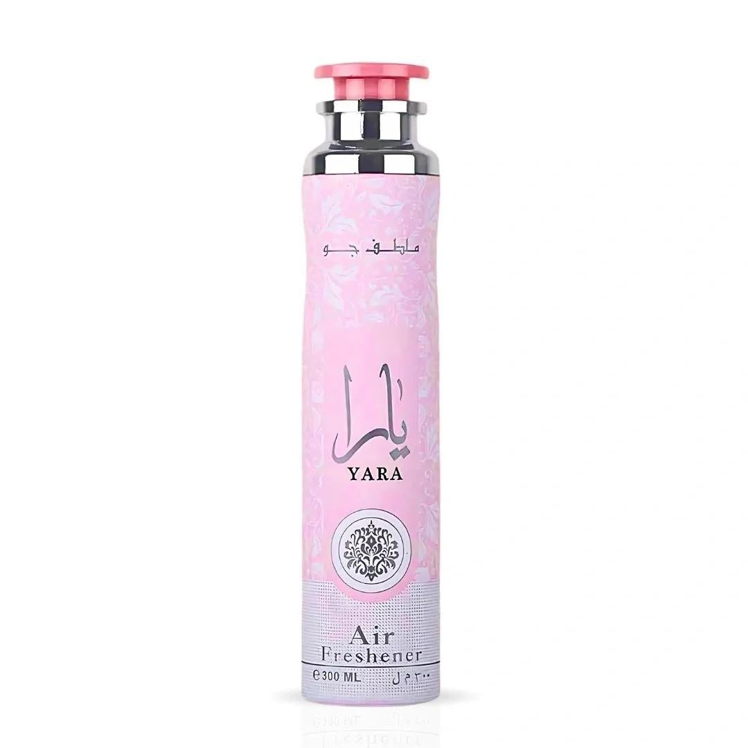 Yara Air Freshener 300ML (10.1 OZ) by Lattafa | A Refreshing Floral Air Freshener With A Sweet, Musky, Lasting Finish