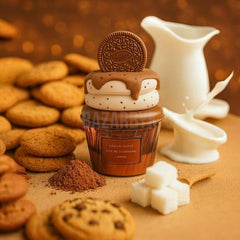 Lattafa Cookie Crave Give Me Gourmand Collection Eau de Parfum 75ml | Vanilla, Caramel & Creamy Notes | Sweet & Long-Lasting Fragrance for Unisex- 2.5oz Regular Edition