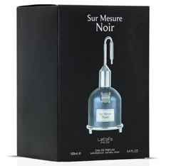 Lattafa Pride Sur Mesure Noir Eau de Parfum for Men - 100ml (3.4 oz) | Dark, Spicy & Woody Cologne | Intense, Long-Lasting Masculine Scent