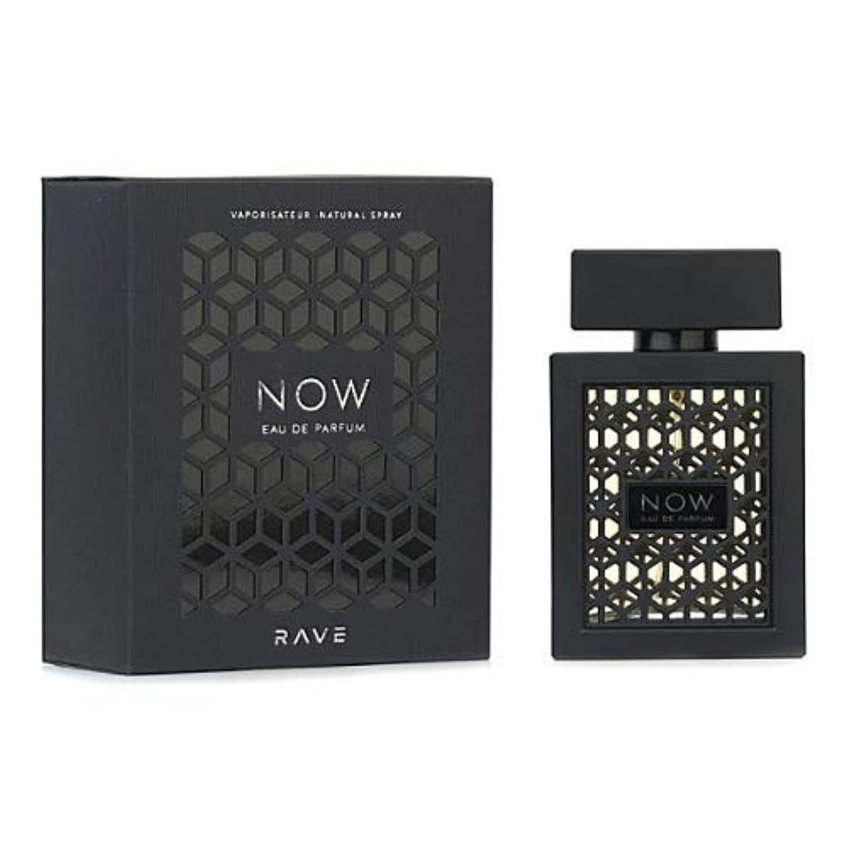 Lattafa RAVE NOW 3.4 EAU DE PARFUM SPRAY Black for Unisex by Lattafa perfumes.