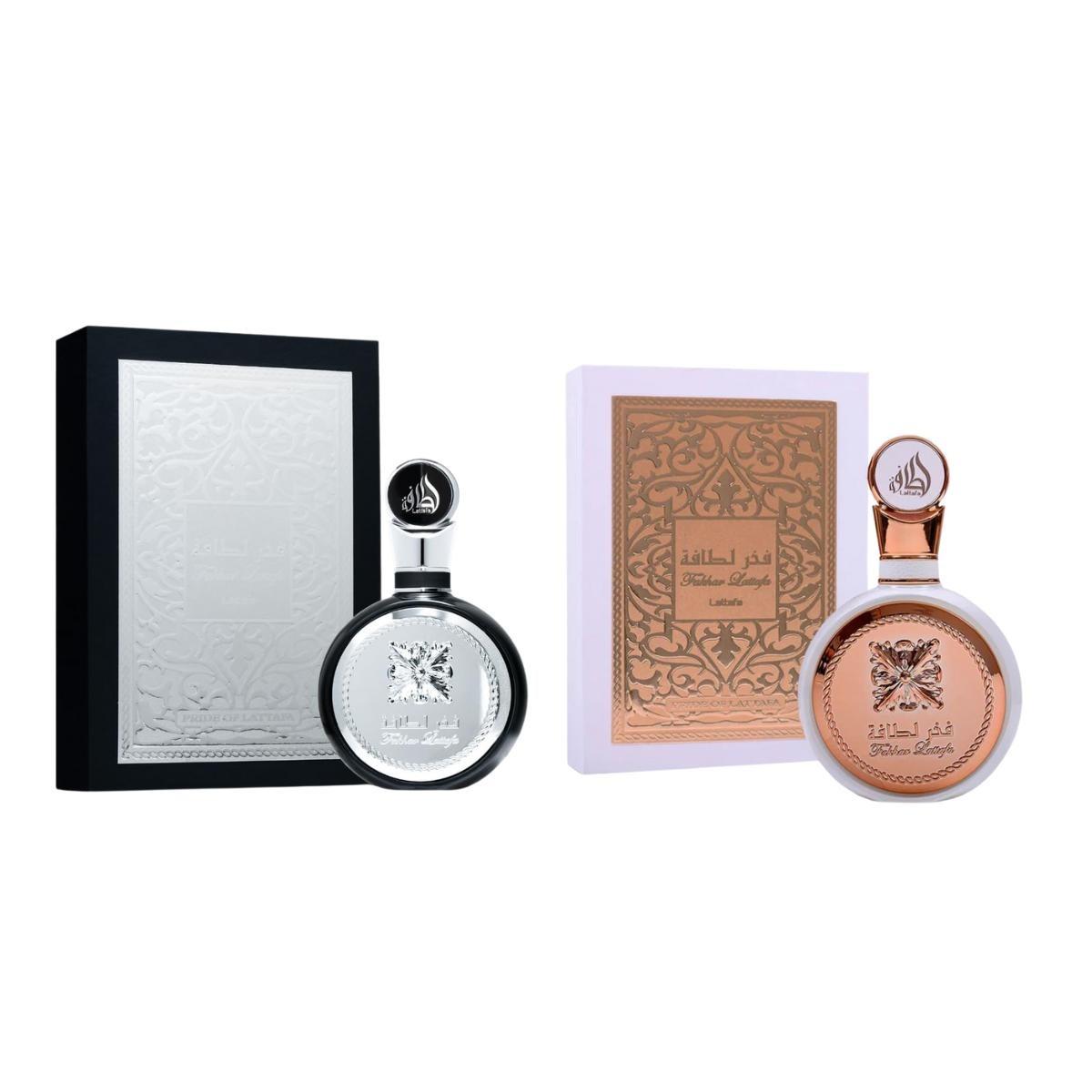 Lattafa Perfumes Fakhar Eau de Parfum Spray Bundle - 3.4 Ounce Long Lasting Fragrance for Men & Women