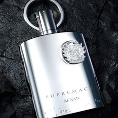 Afnan Supremacy Silver Pour Homme for Men Eau de Parfum Spray, 3.4 Ounce