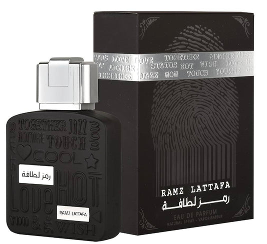 LATTAFA RAMZ SILVER 3.4 EAU DE PARFUM SPRAY FOR MEN