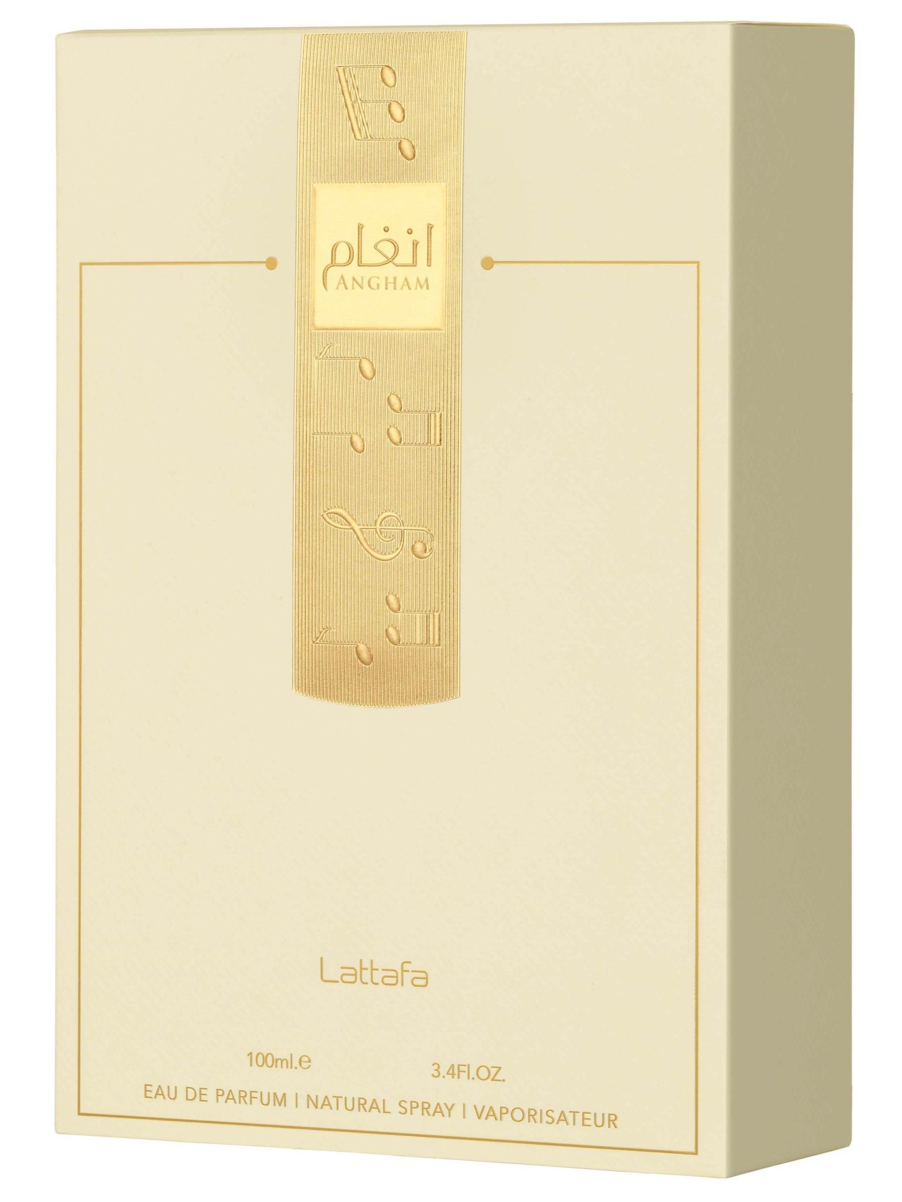 Lattafa Angham Eau de Parfum Spray for Unisex, 3.4 Ounce | Long Lasting Fragrance | Every day , winter scent.