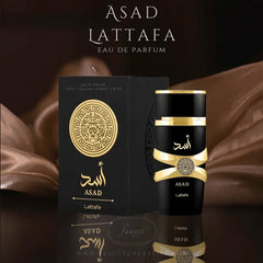 Lattafa Asad Eau De Parfum 3.4FL.OZ For Men