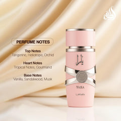Lattafa Yara by Lattafa Eau De Parfum Spray 3.4 oz for Women